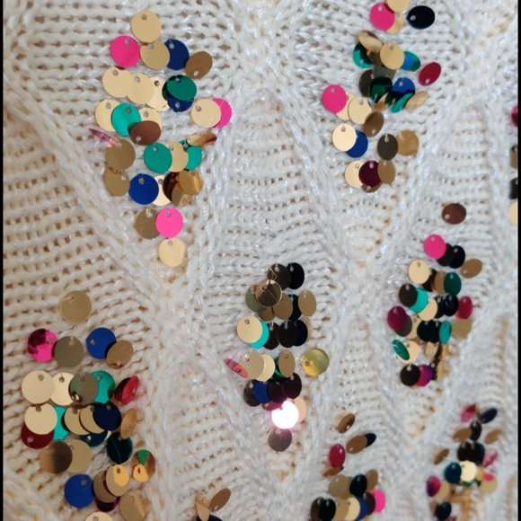 Holiday sweater by Anthropology - Picture 3 of 6